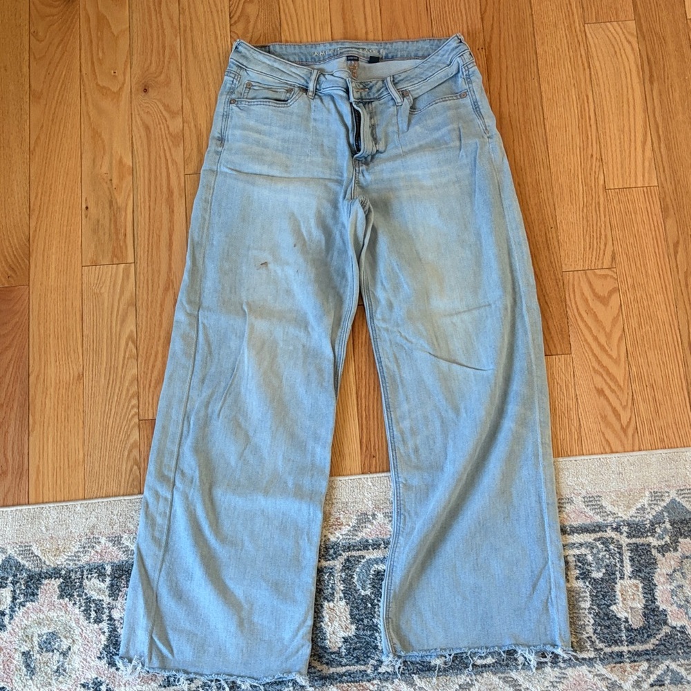American Eagle Outfitters Light Blue Flare Jeans